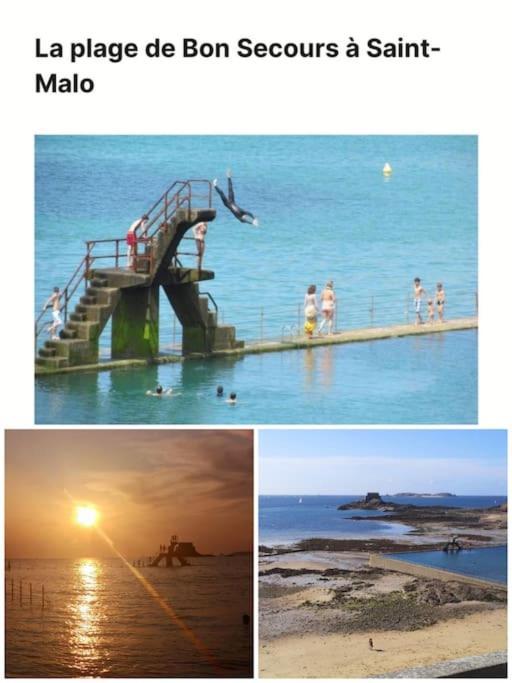 Maison 3,5Km De La Plage Et Proche Mont St Michel Saint-Broladre 외부 사진